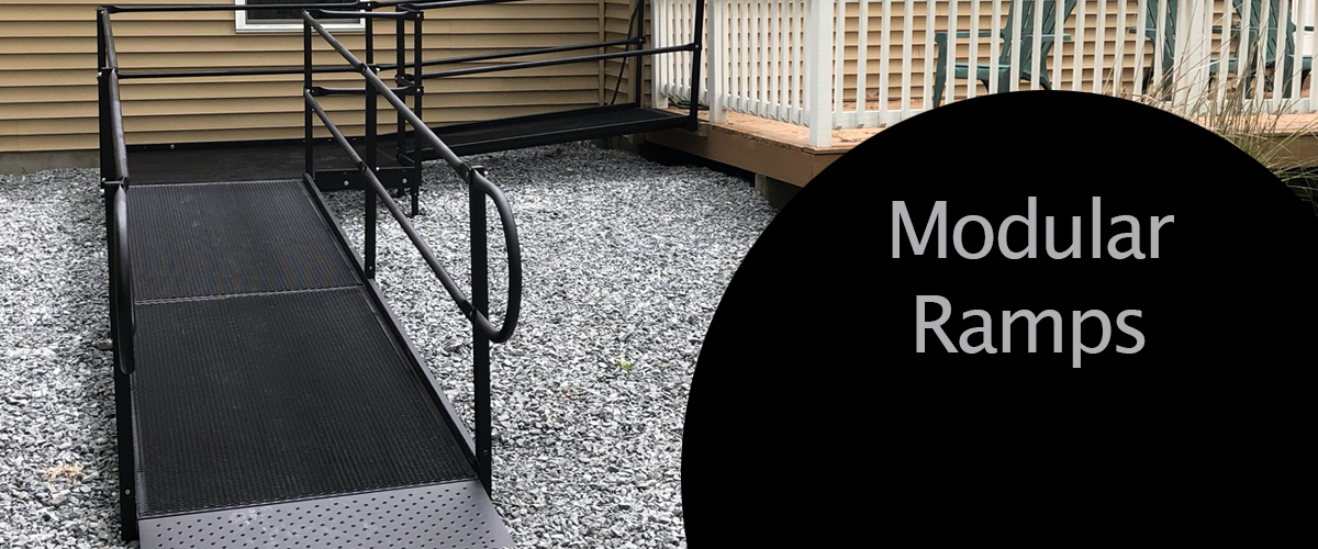 Modular ramps installed by Northeast Accessibility