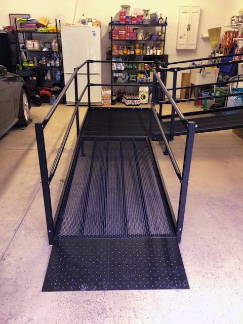 Modular ramp installed by Northeast Accessibility.